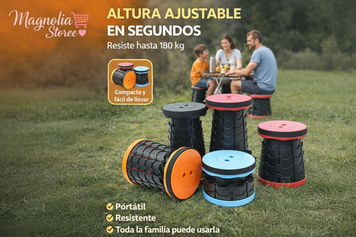 Taburete Plegable Para Campamento