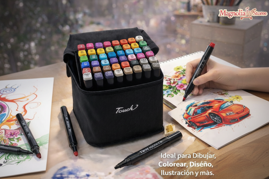 Set Profesional de Rotuladores Doble Punta – 48 Colores