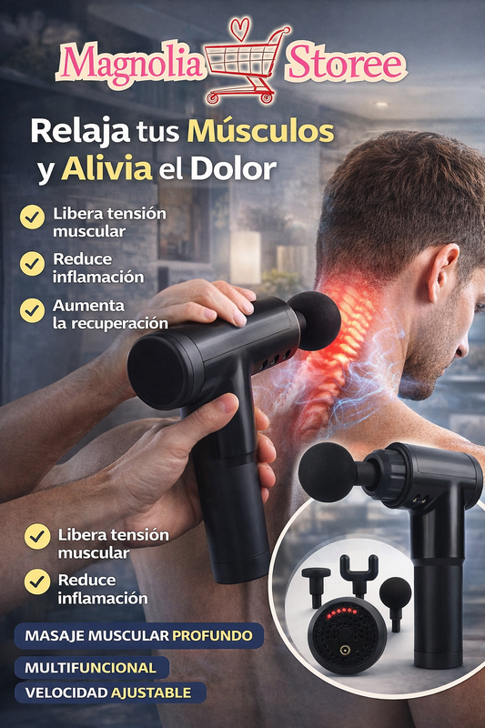 Pistola Masajeadora Profesional – 30 Velocidades