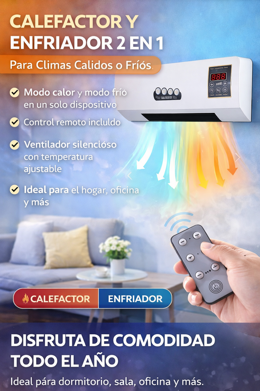 Aire Acondicionado 2 en 1 Frío y Calor